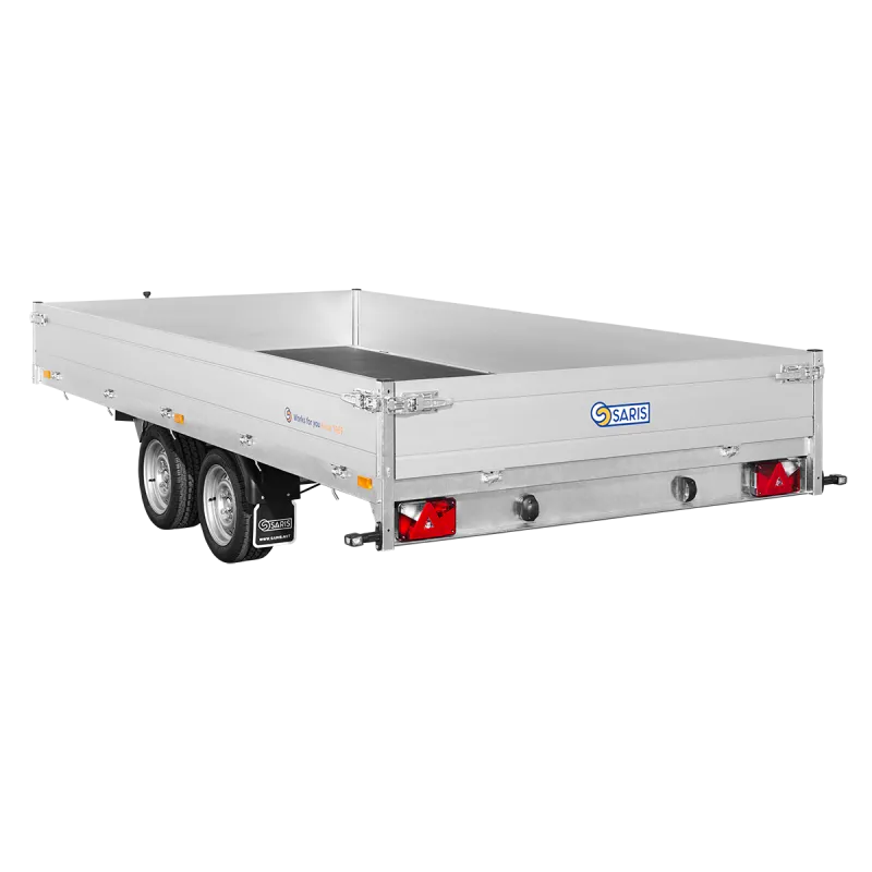 Remorque plateau PL40618427002 - PTAC 2700 kg (406x184) - SARIS – Image 2