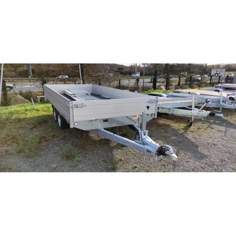 Remorque plateau PL40620435002 - PTAC 3500 kg (406x204) - SARIS – Image 3