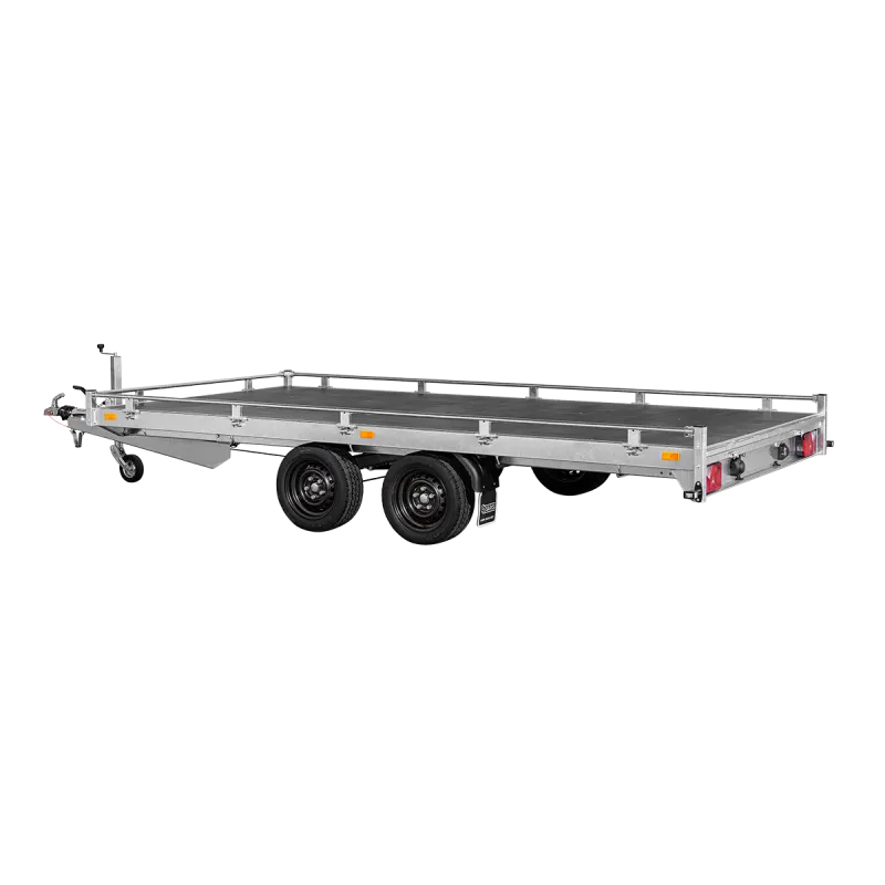 Remorque Transporter plateau basculant 406 x 204 cm - PTAC 2700 kg - Saris – Image 2