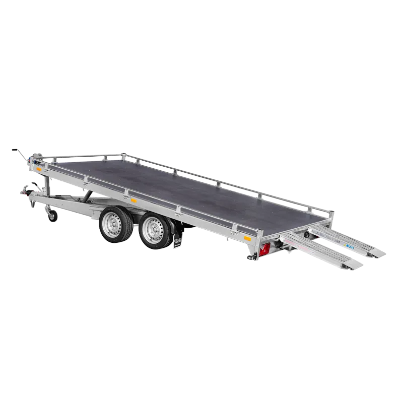 Remorque Transporter plateau basculant 406 x 204 cm - PTAC 2700 kg - Saris – Image 5