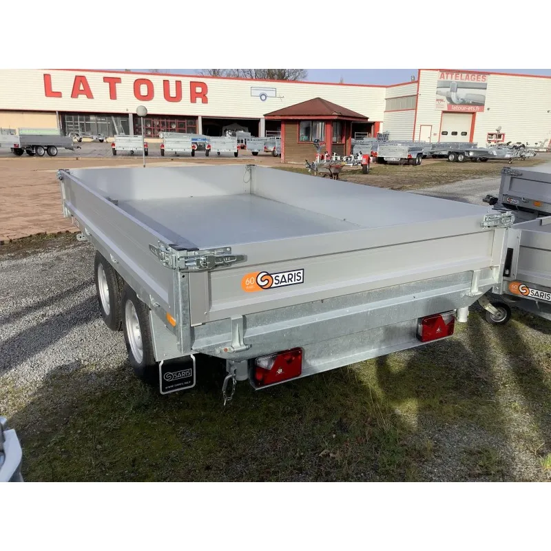 Remorque tribenne K330617035002 - PTAC 3500 kg (306x170) - SARIS – Image 6